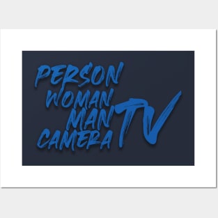 Person woman man camera tv Posters and Art